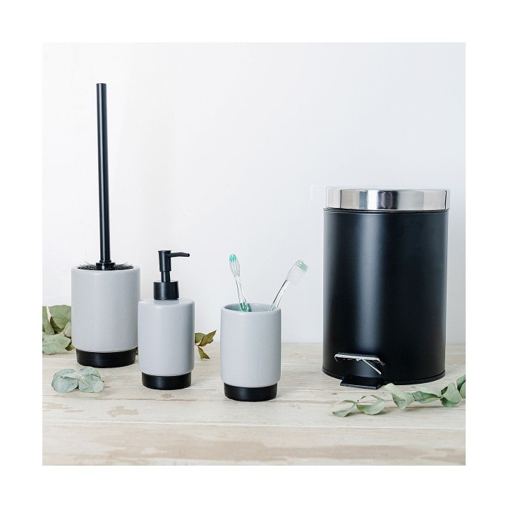 Distributeur de Savon Quid Cabinet Gris Céramique