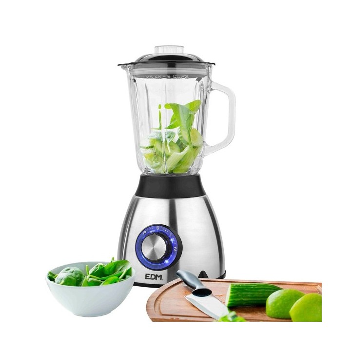 Bol mixeur EDM 07678 Noir 550 W 1,5 L