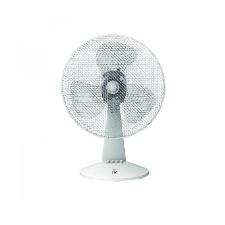 Ventilateur de Bureau Grupo FM SB140 Ø 40 CM 40 W Blanc Multicouleur 40 W