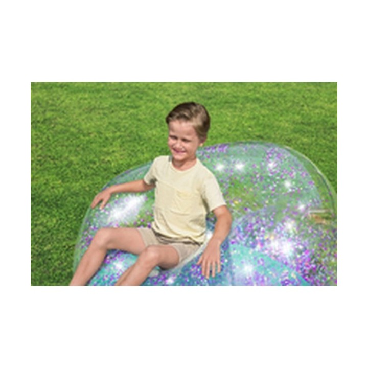 Bestway Fauteuil Gonflable Géant Paillettes 114x112x66 cm +6 Ans Intérieur et Jardin 75115