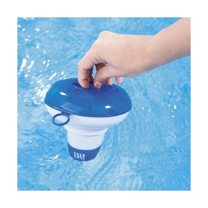 Bestway Distributeur de Chlore Petit Rétractable Piscine et Jardin 58210