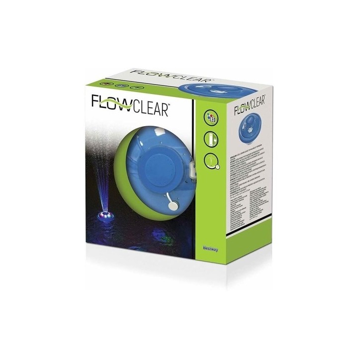 Bestway Lumière Led Flottante Multicolore D18,5 cm Piscine et Jardin 58493