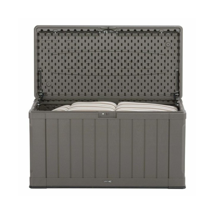 Coffre de jardin Lifetime Marron 440 L Plastique 127 x 64 x 67 cm