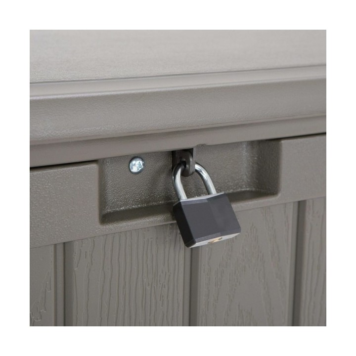 Coffre de jardin Lifetime Marron 440 L Plastique 127 x 64 x 67 cm