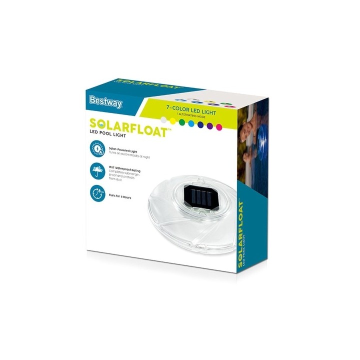 Bestway Lumière Solaire Flottante D18 cm Piscine et Jardin 58111