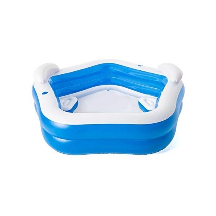 Bestway Piscine Gonflable 2 Chambres Family 213x206x69 cm +6 Ans Jardin 54153