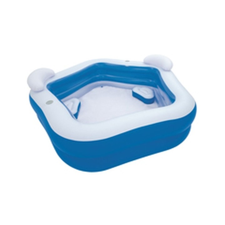 Bestway Piscine Gonflable 2 Chambres Family 213x206x69 cm +6 Ans Jardin 54153