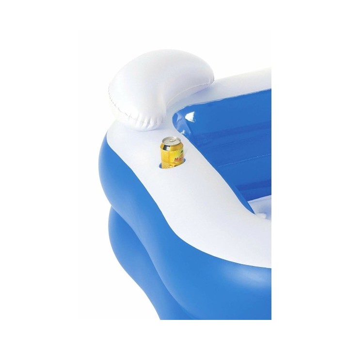 Bestway Piscine Gonflable 2 Chambres Family 213x206x69 cm +6 Ans Jardin 54153