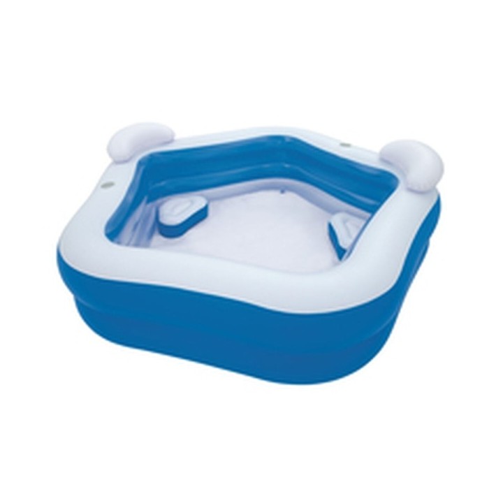 Bestway Piscine Gonflable 2 Chambres Family 213x206x69 cm +6 Ans Jardin 54153