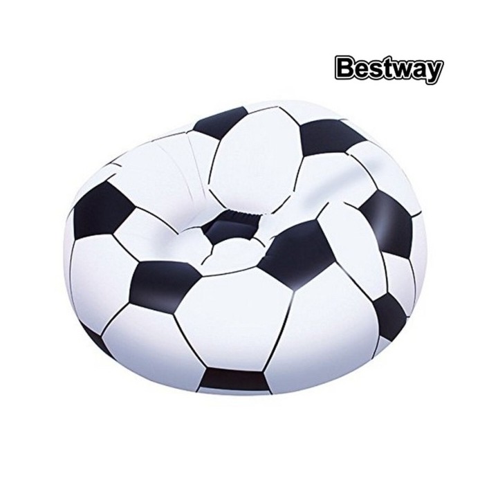 Bestway Fauteuil Géant Football 114x112x66 cm +6 Ans Intérieur et Jardin 75010