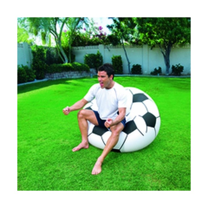 Bestway Fauteuil Géant Football 114x112x66 cm +6 Ans Intérieur et Jardin 75010