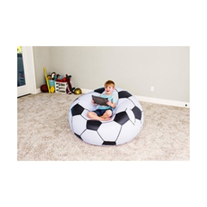 Bestway Fauteuil Géant Football 114x112x66 cm +6 Ans Intérieur et Jardin 75010