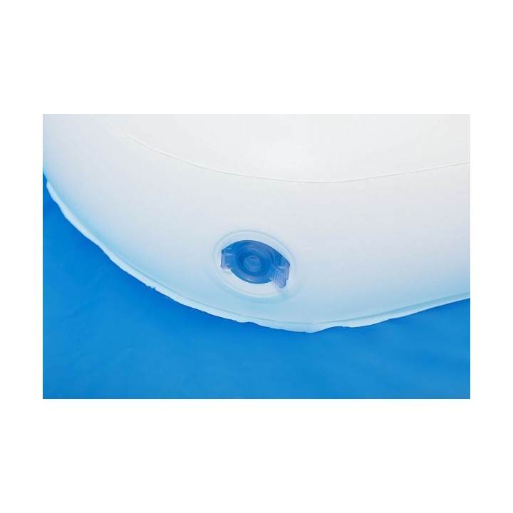 Bestway Piscine Gonflable 2 Chambres Parasol 241x241x140 cm +6 Ans Jardin 54337
