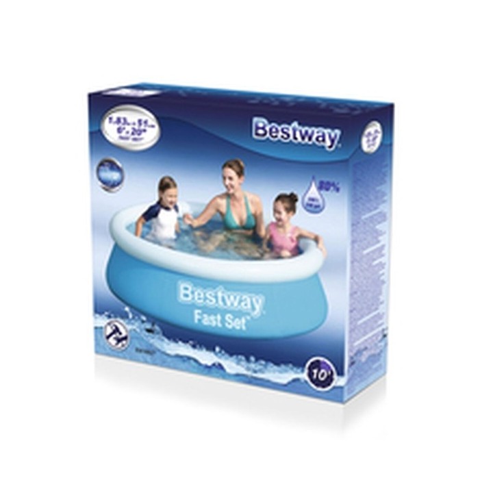 Bestway Piscine Gonflable Adulte Anneau 183x51 cm Jardin 57392