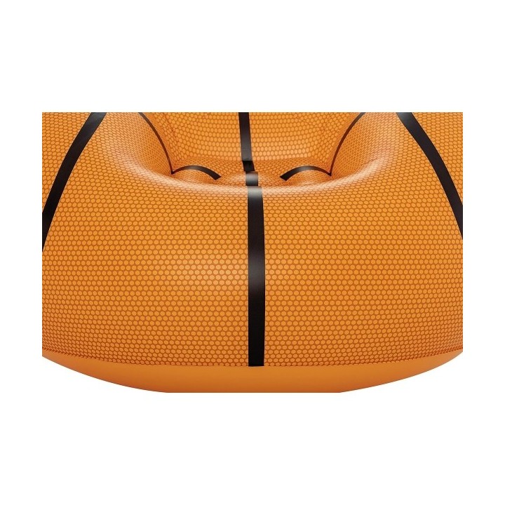 Bestway Fauteuil Gonflable Géant Basketball 114x112x66 cm +6 Ans Intérieur et Jardin 75103