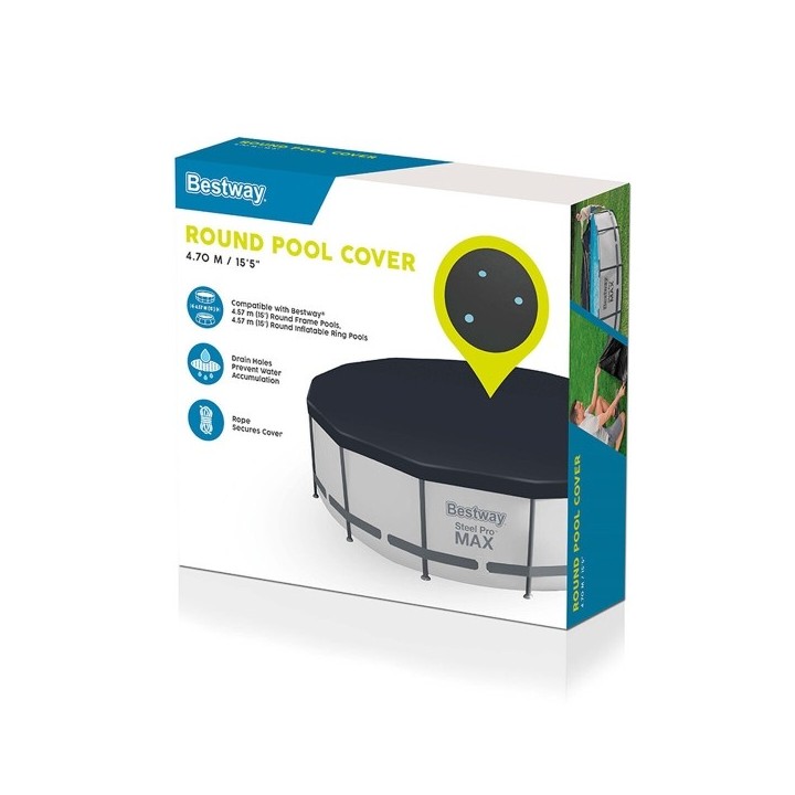 Bestway Couverture Piscine PVC D457 cm Jardin 58038