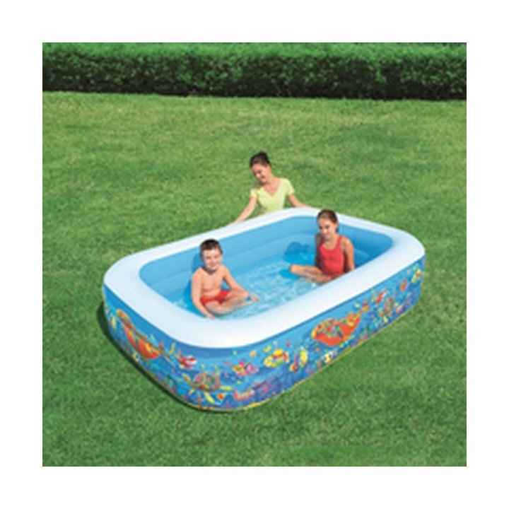 Bestway Piscine Gonflable 3 Chambres Floral 229x152x56 cm +6 Ans Jardin 54120