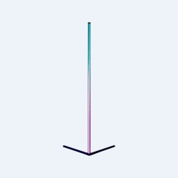 Lampadaire KSIX 12 W 220 240 V 140 cm