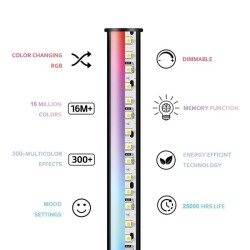 Lampadaire KSIX 12 W 220 240 V 140 cm