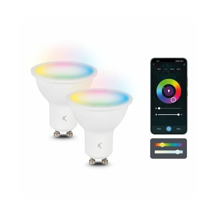 Lampe LED KSIX GU10 5,5 W G