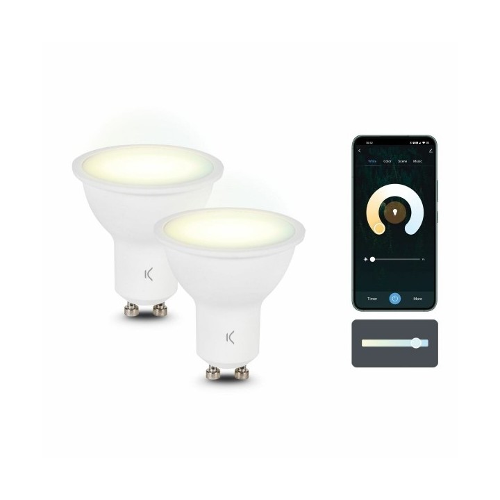 Lampe LED KSIX GU10 5,5 W G