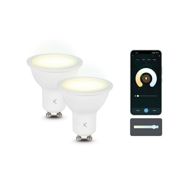 Lampe LED KSIX GU10 5,5 W G