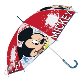 Parapluie Mickey Mouse Happy smiles Rouge Bleu (Ø 80 cm)