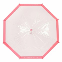 Parapluie BlackFit8 Glow up Rose Transparent PoE Ø 70 cm