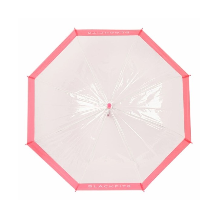 Parapluie BlackFit8 Glow up Rose Transparent PoE Ø 70 cm