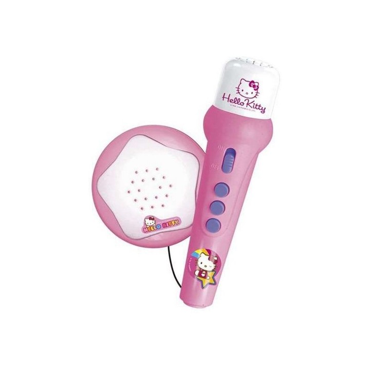 Microphone Karaoké Hello Kitty Rose Fuchsia