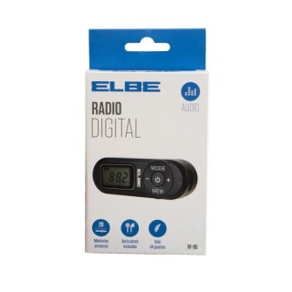 Radio numérique portable ELBE RF96 Noir FM