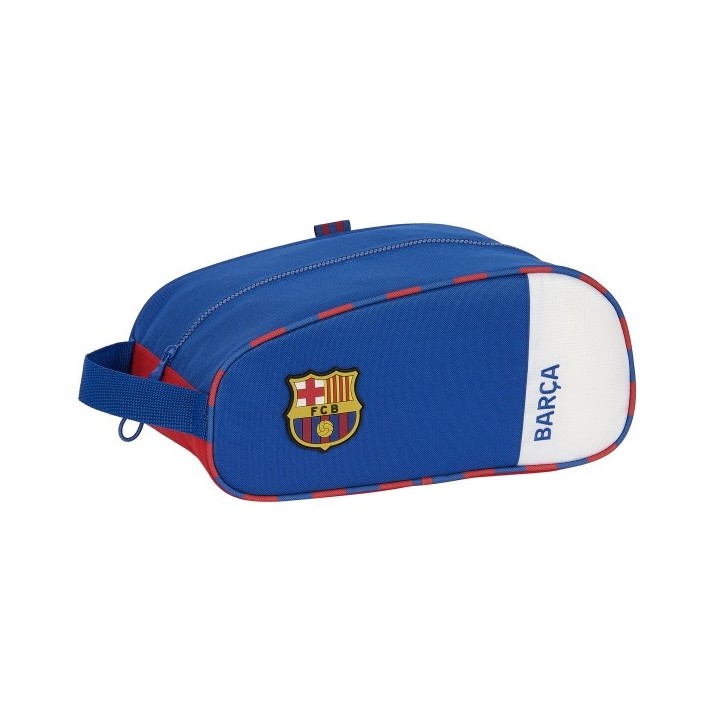 Range Chaussures de Voyage F.C. Barcelona Bleu Bordeaux 34 x 15 x 18 cm