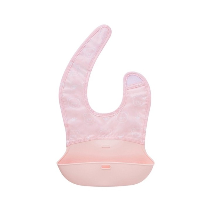 Bavoir Pliable Easy Rose clair