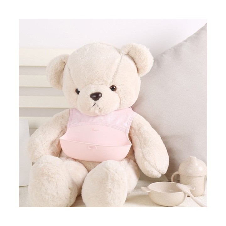 Bavoir Pliable Easy Rose clair