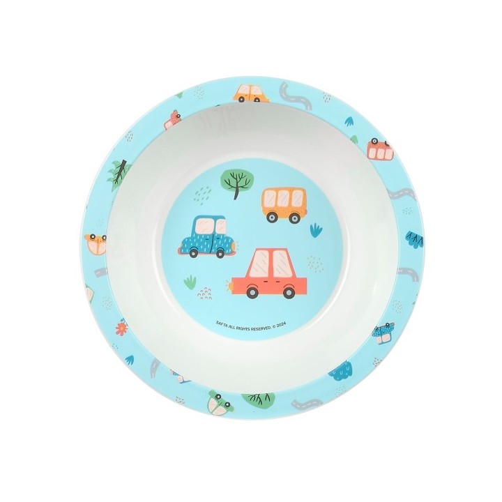 Set de vaisselle pour enfants Safta Coches Polyester 26 x 26 x 9 cm