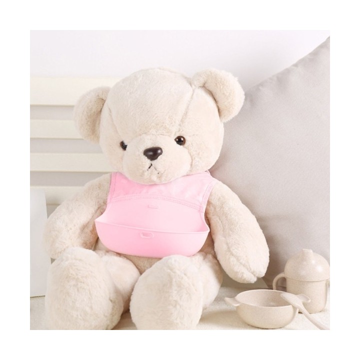 Bavoir Pliable Easy Rose