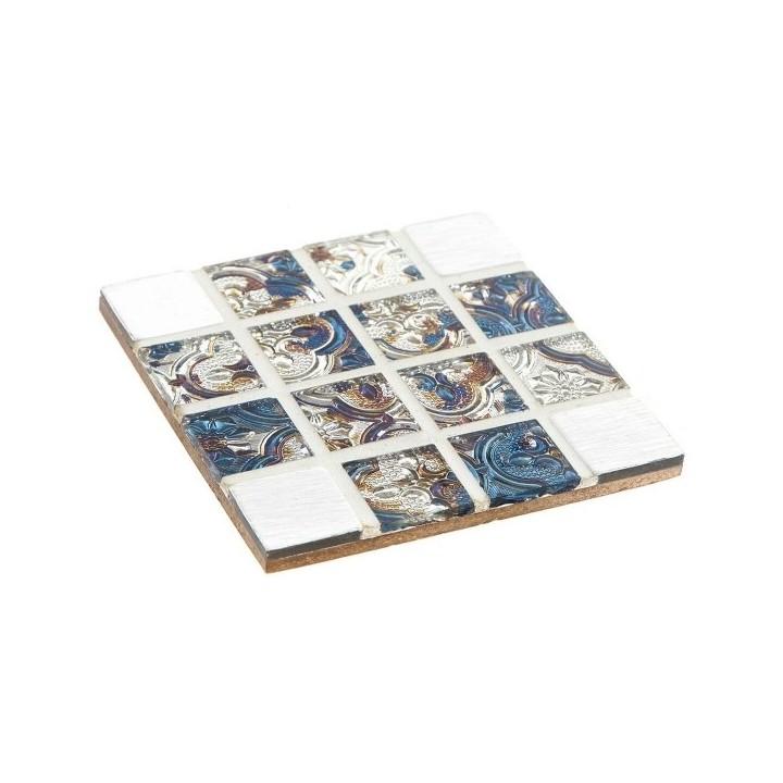 Dessous de verres DKD Home Decor Résine Bois MDF (6 pcs)