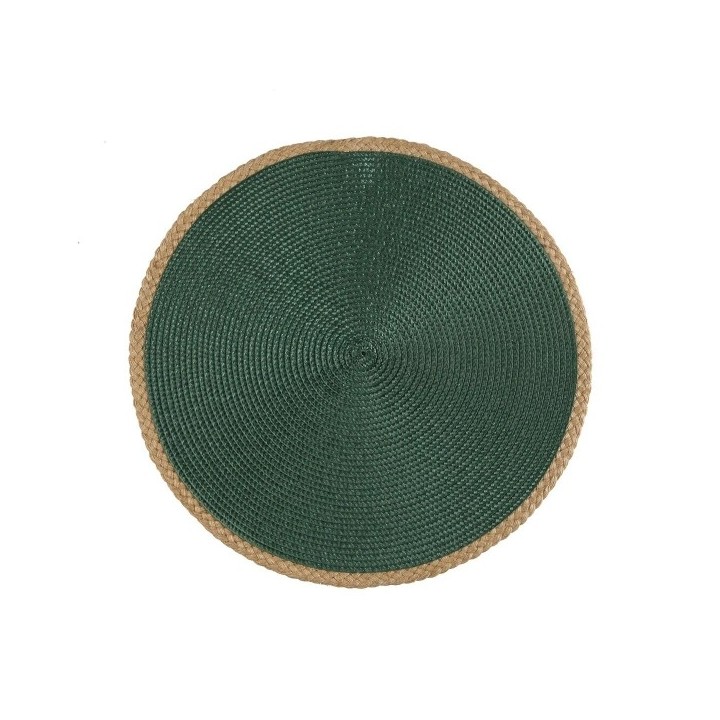 Dessous de plat Versa Vert Jute polypropylène Jacinthe d'eau 38 x 38 cm