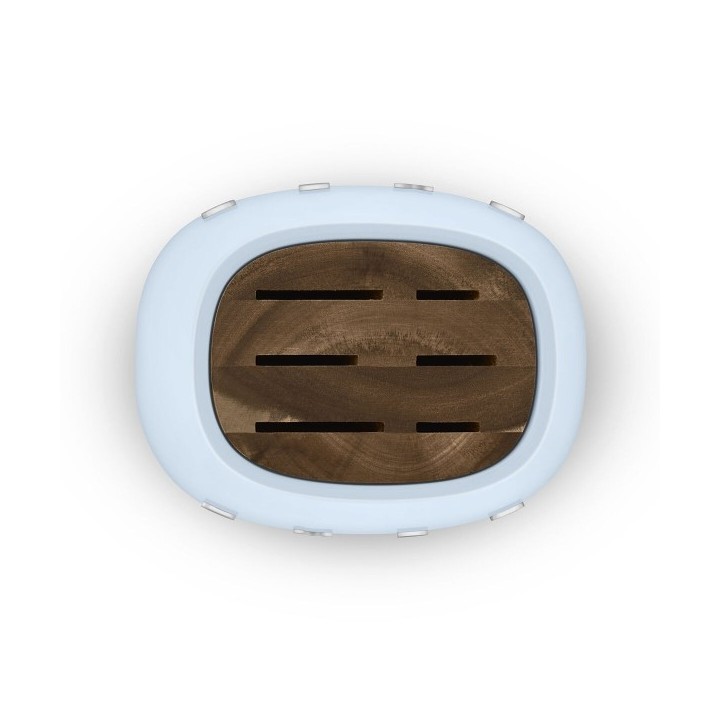 Ensemble de couteaux de cuisine et support Smeg KBSF02PB