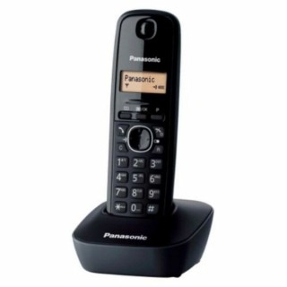 Téléphone Sans Fil Panasonic KX TG1611SPH Noir Ambre