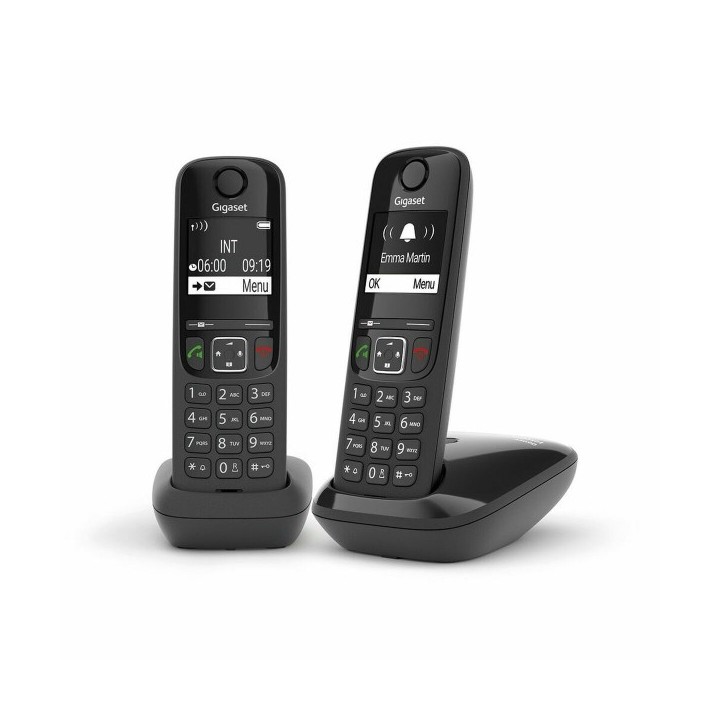 Téléphone Sans Fil Gigaset AS690 Duo Noir