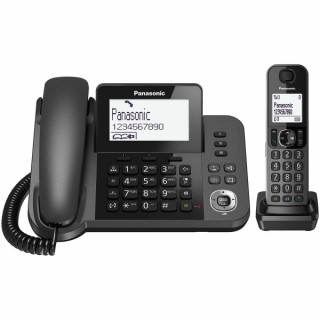 Téléphone fixe Panasonic KX TGF310 Blanc Noir Gris