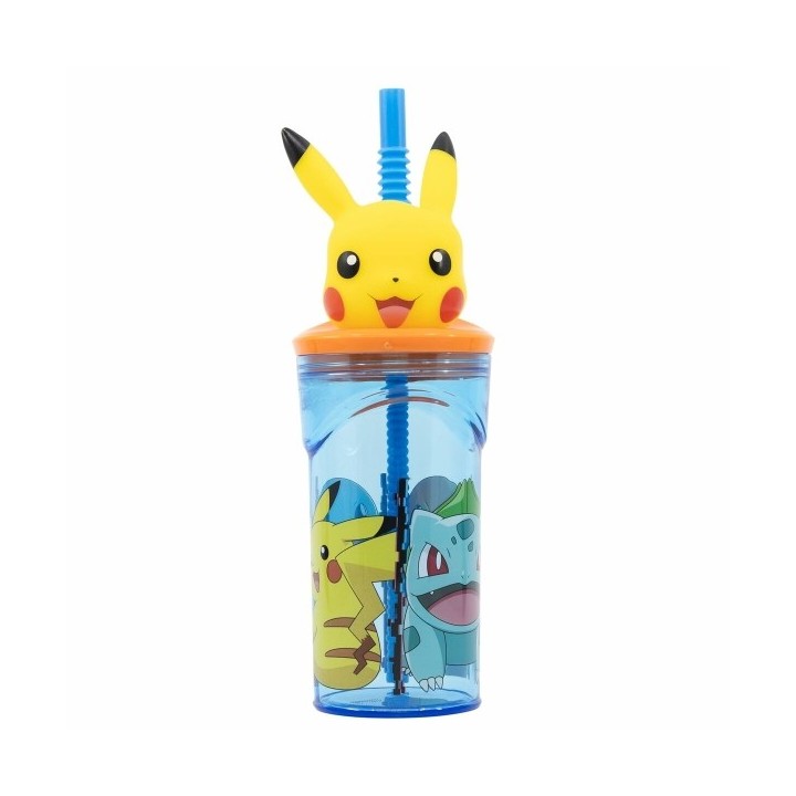 Bouteille d'eau Pokémon Multicouleur PVC Plastique 360 ml 9 x 23 x 6 cm