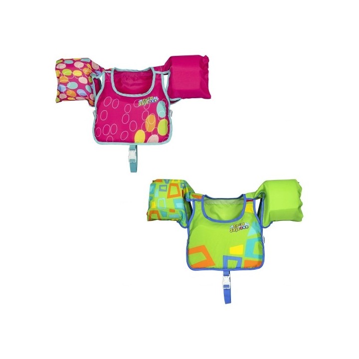 Gilet Gonflable pour Piscine Bestway Aquastar Swim Safe 19 30 kg