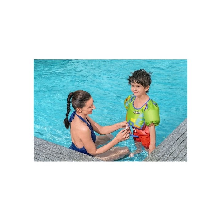 Gilet Gonflable pour Piscine Bestway Aquastar Swim Safe 19 30 kg