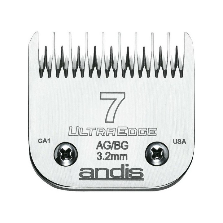 Lames Andis 7 Acier Chrome