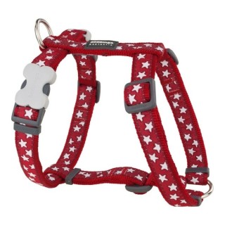 Harnais pour Chien Red Dingo Style Rouge Étoile 30 48 cm