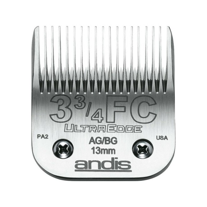 Lames Andis 3 3/4FC Acier Chrome
