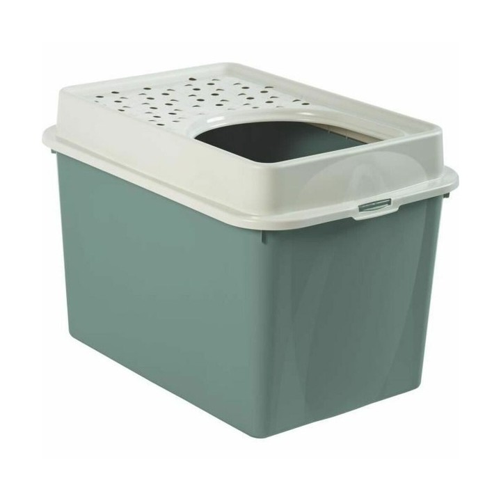 Bac à litière pour chats Rotho My Pet BERTY 57 x 40 x 33 cm Blanc/Vert