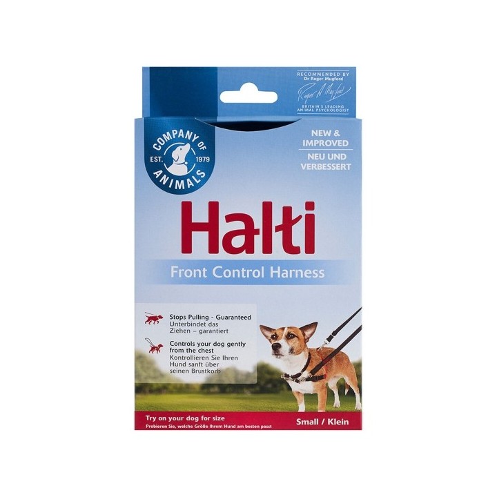 Harnais pour Chien Company of Animals Halti Noir/Rouge Taille S (36 64 cm)